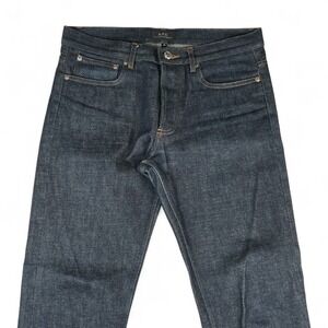 APC Petit Standard Jeans Indigo Selvedge Dark Wash 29x30 New Japanese